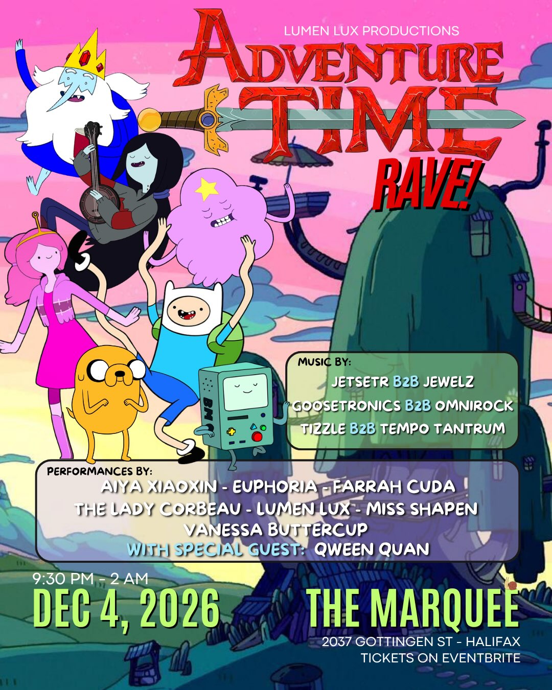 ADVENTURE TIME RAVE