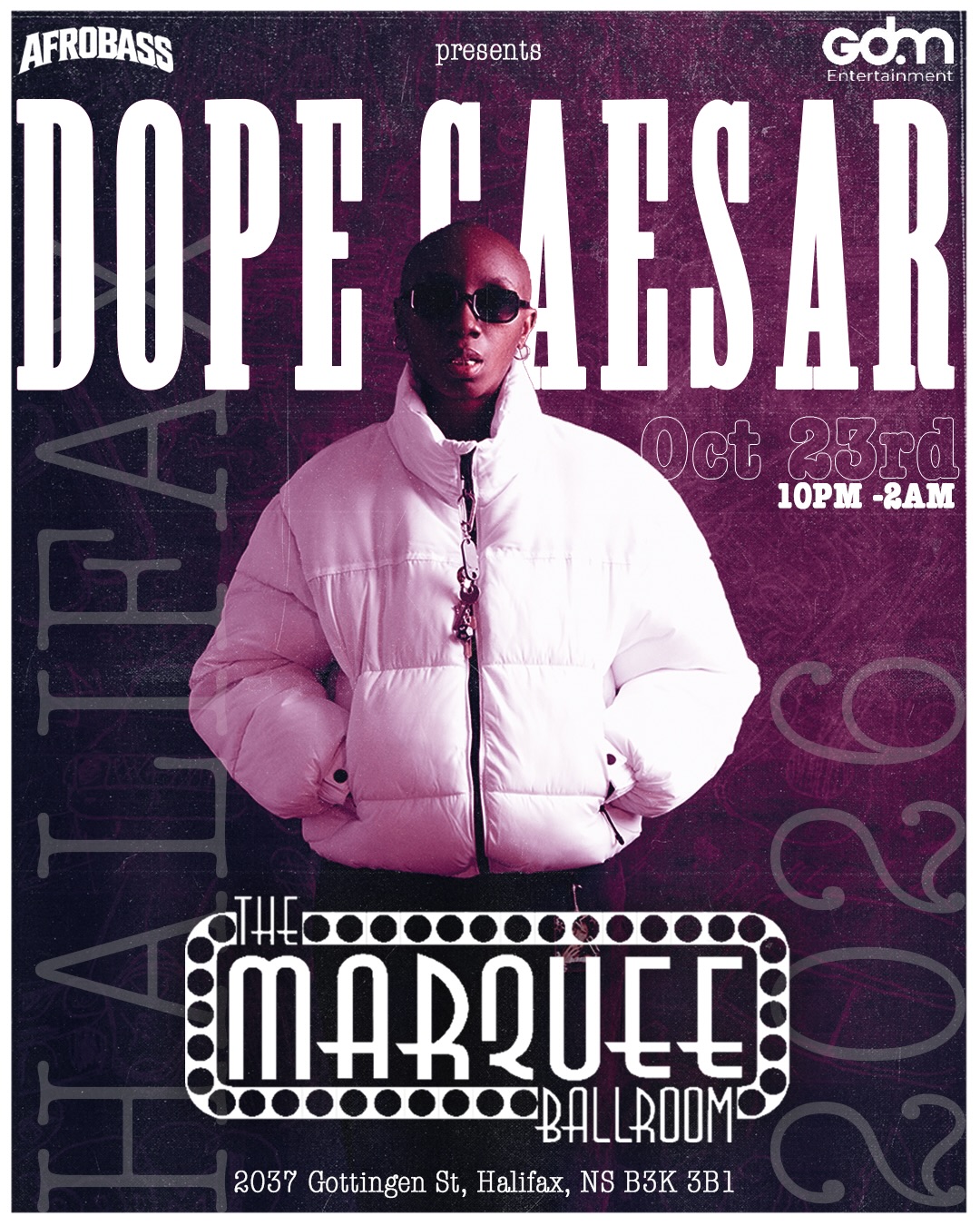 AFROBASS PARTY W/ DOPE CAESAR