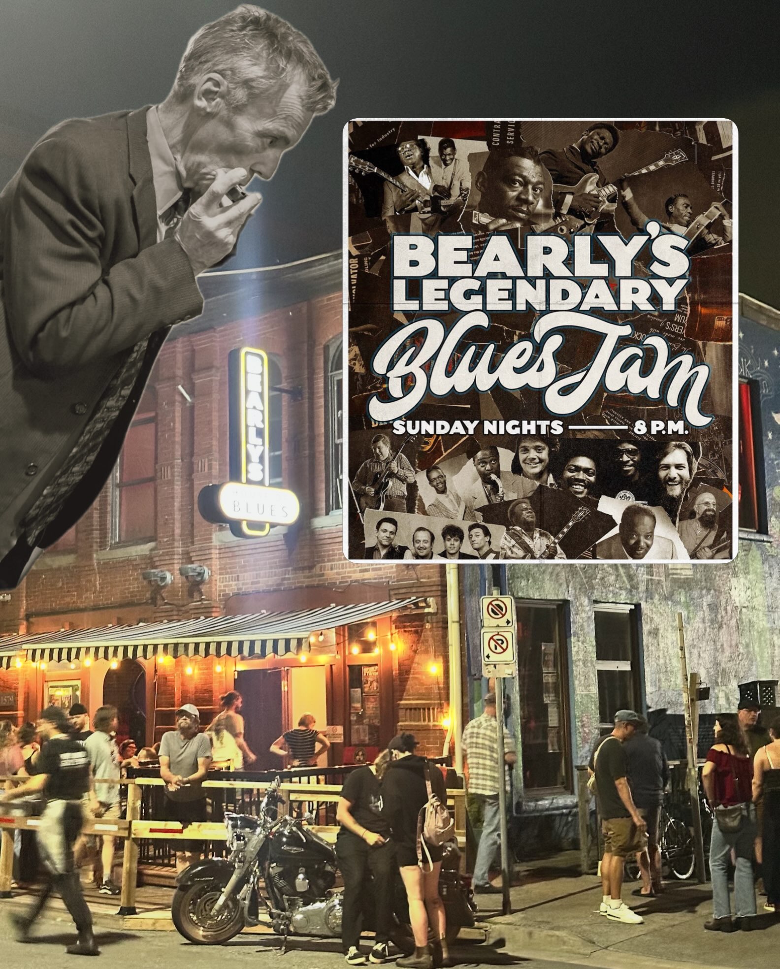 The Legendary Sunday Night Blues Jam 8pm with Andrew Gillis and Special Guests!