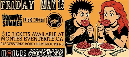 Rock Show with THE GOODBYE SUMMER, LIFE LEFT, & RECORD YEAR