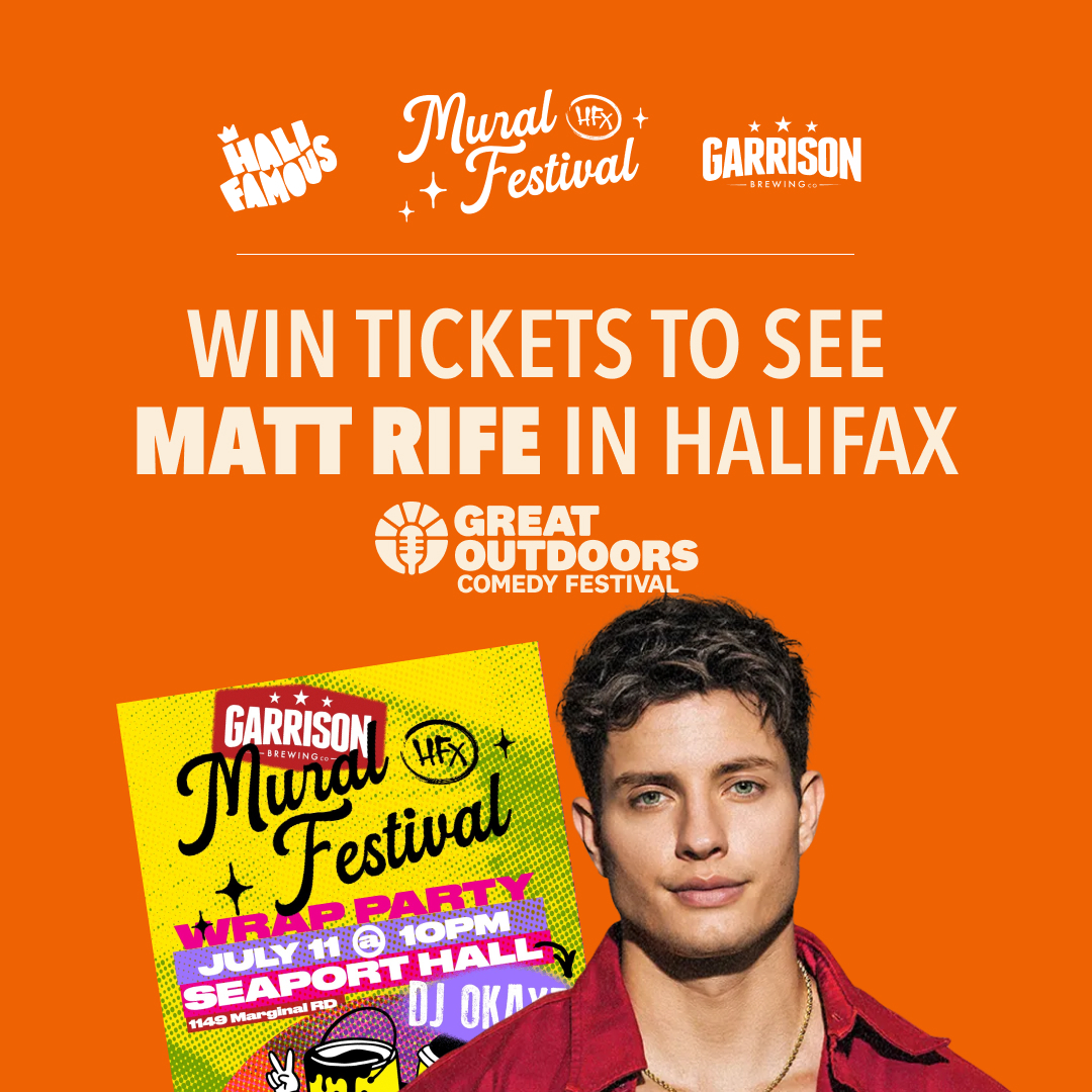 Win two tickets to see Matt Rife in Halifax from Halifamous, Halifax Mural Festival and Garrison Brewing