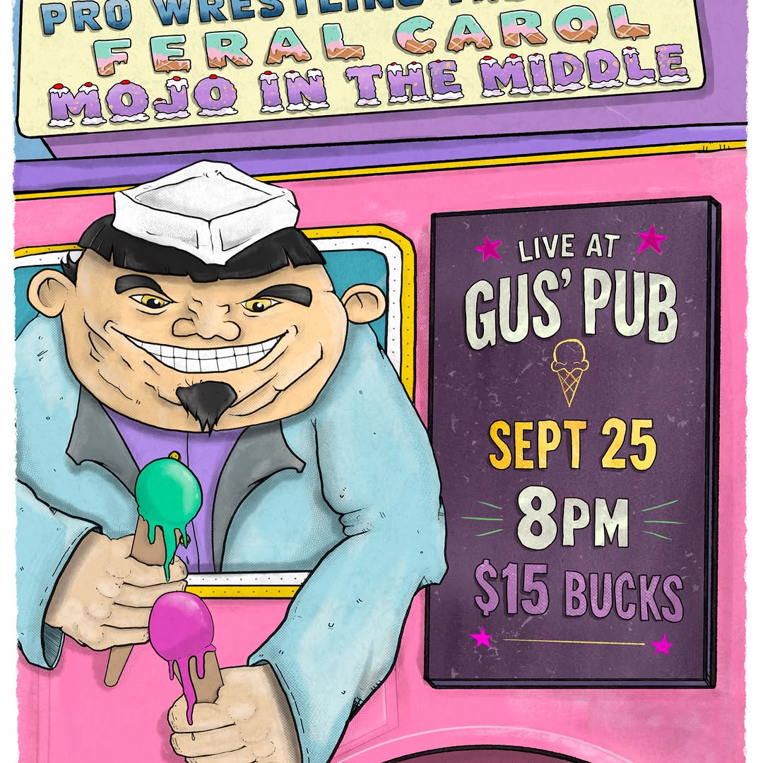 Jazz Lewis Debut Show w/ Pro Wrestling The Band, Feral Carol & Mojo In The Middle
