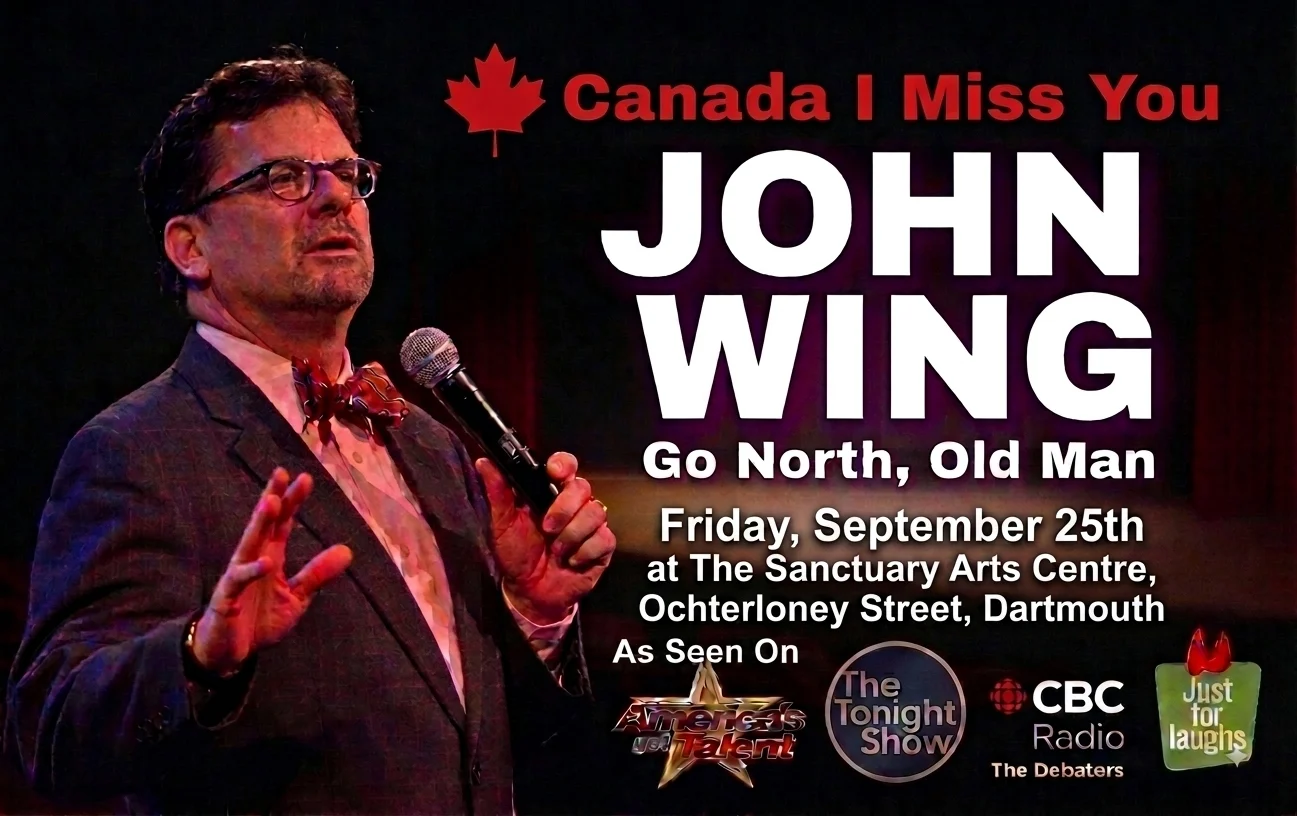 City of Laughs Comedy Festival: JOHN WING – “GO NORTH OLD MAN”
