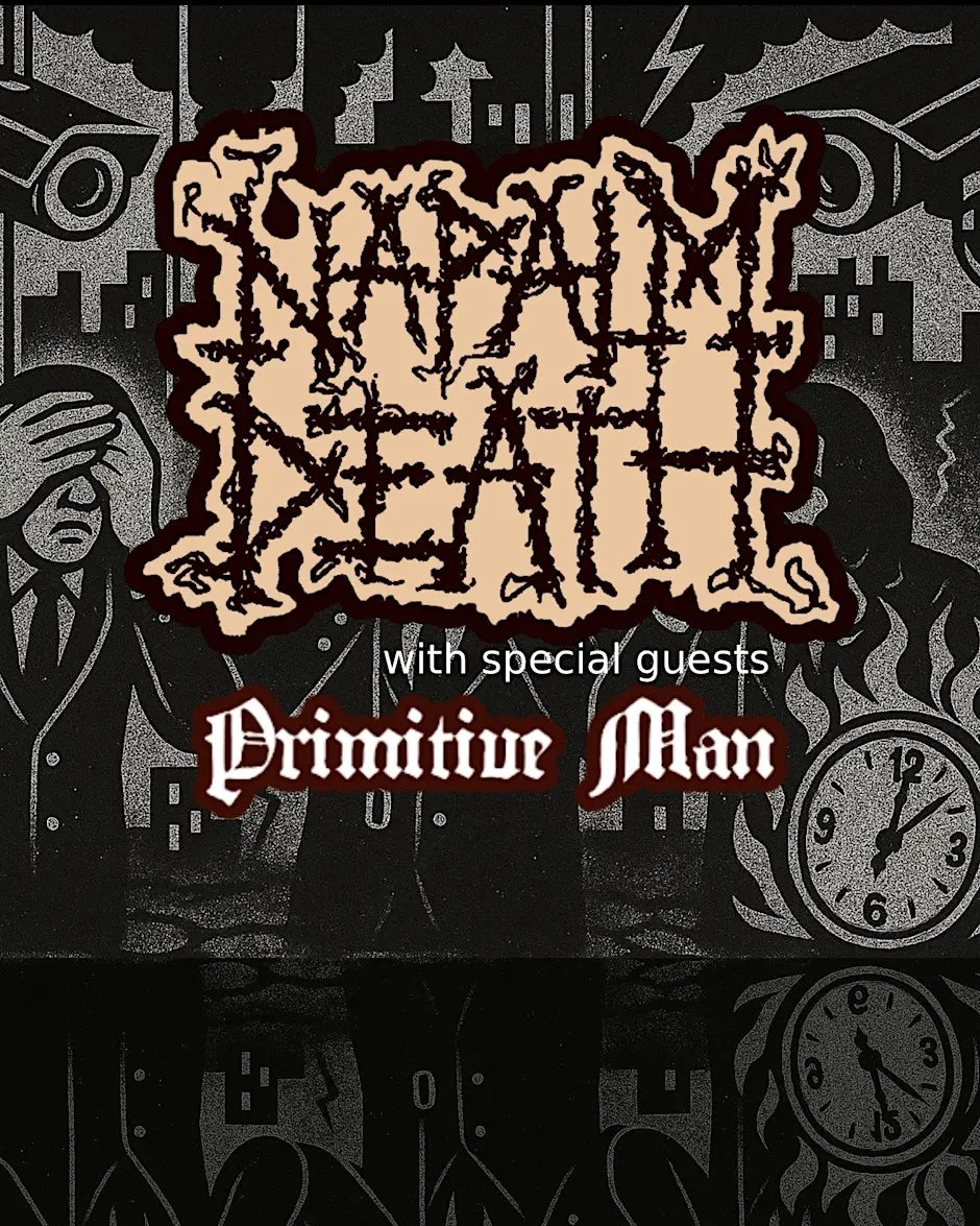 Napalm Death, Primitive Man, Ritual Warfare and Breakneck live in Halifax