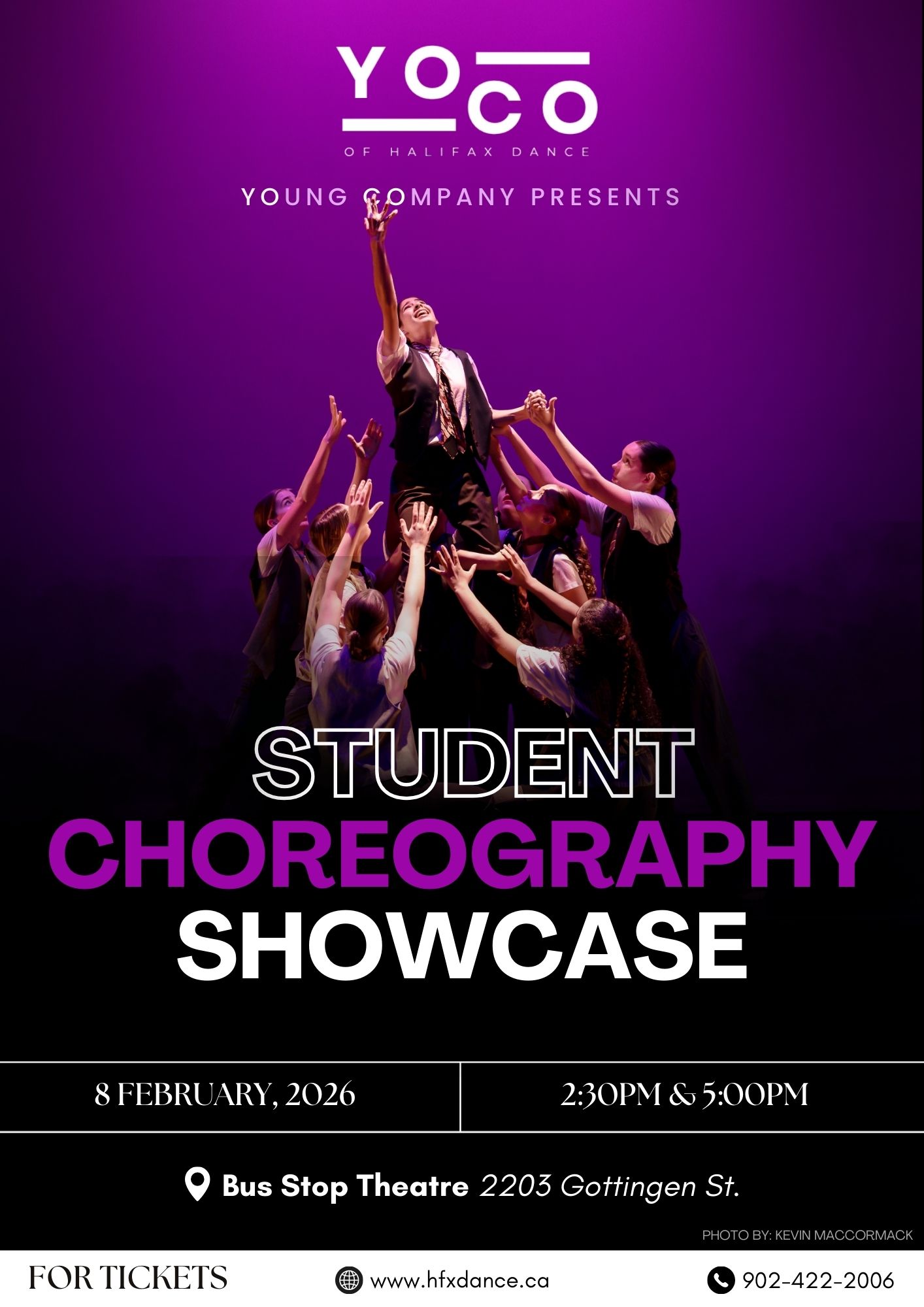 Young Company of Halifax Dance Student Choreography Showcase