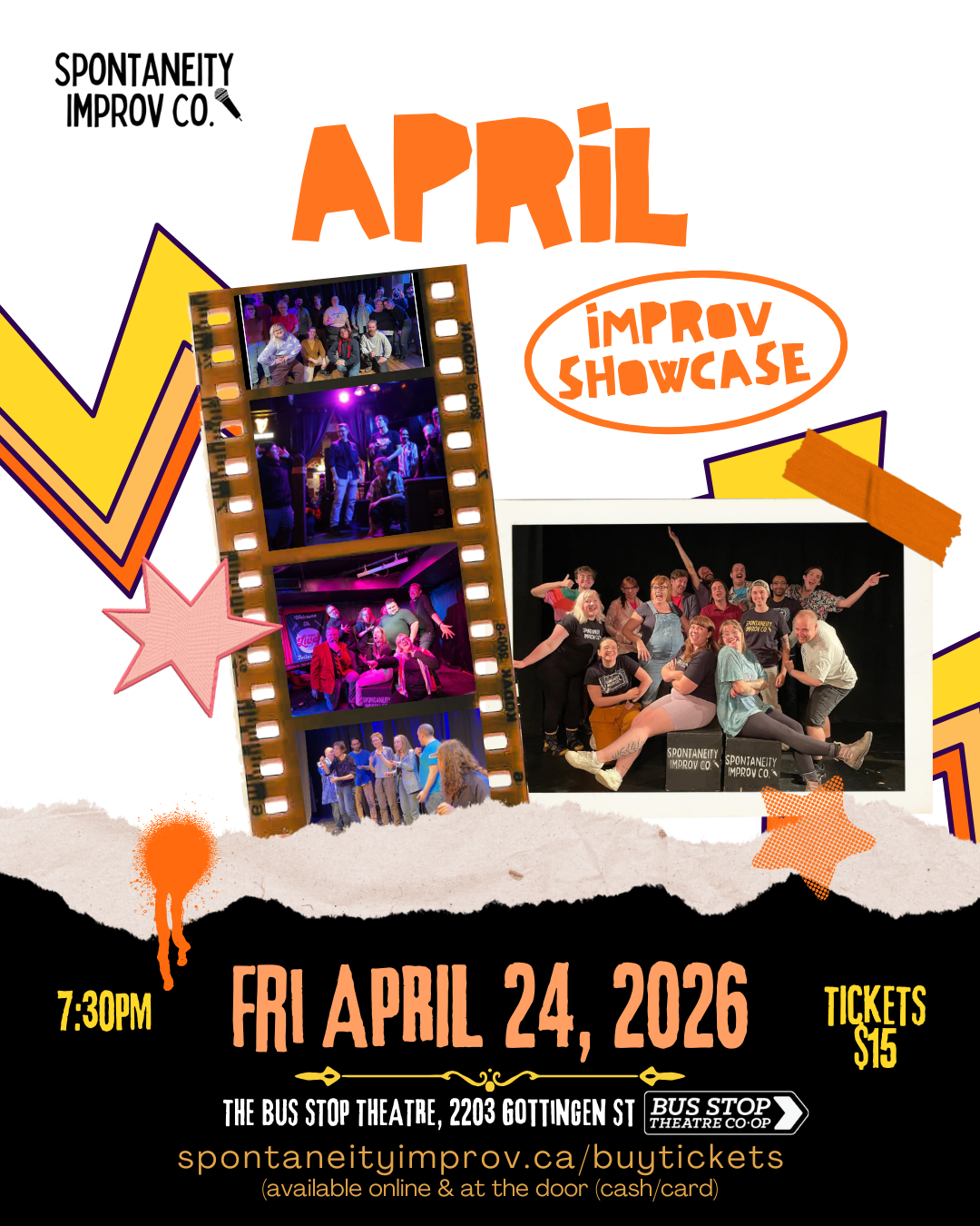 SPONTANEITY IMPROV APRIL SHOWCASE